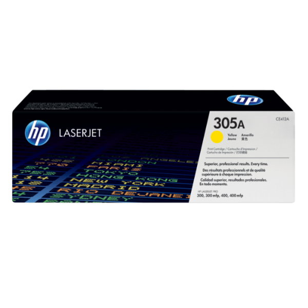 Toner Cartouches HP 305A jaune