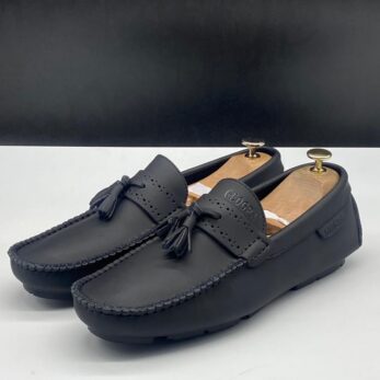 Geogra Mocassin Homme En Simili Cuir pompom