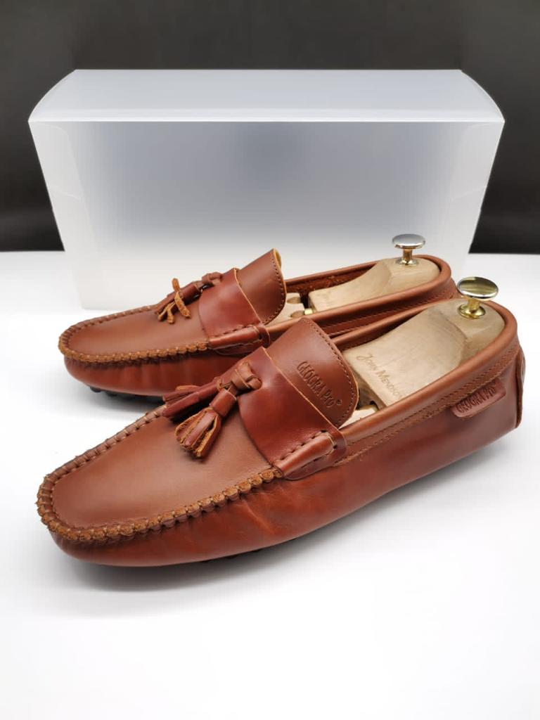 Geogra pro Mocassin soulier Homme En Cuir