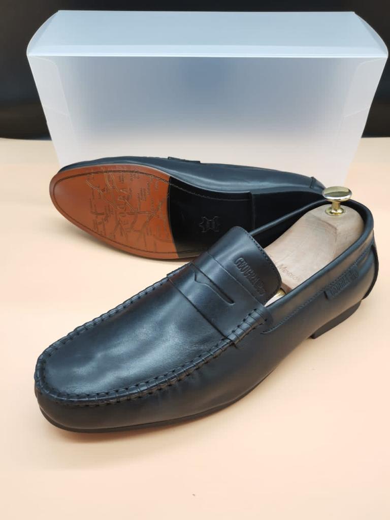 Geogra pro Mocassin soulier Homme En Cuir
