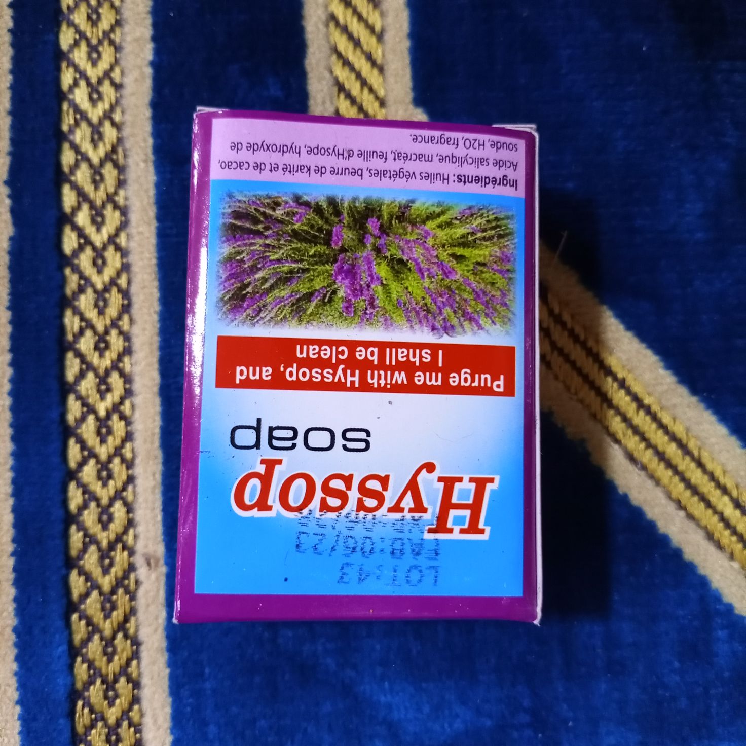 Savon de hysope
