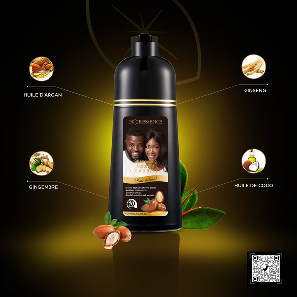 SHAMPOING NOIRCISSANT A L'HUILE D'ARGAN-400ml 4 SHAMPOING NOIRCISSANT A L'HUILE D'ARGAN-400ml – Image 4